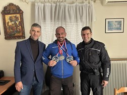 Δύο μετάλλια για τον Καραμάνο στο bodybuilding - Συγχαρητήριο από την Ένωση Αστυνομικών Υπαλλήλων 
