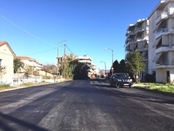Άσφαλτος σε τμήμα της οδού Μακεδονίας