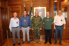 Στην 1η Στρατιά οι πρόεδροι των 4 Συνδέσμων Εφέδρων Αξιωματικών Θεσσαλίας