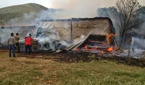 Κάηκε ολοσχερώς στάβλος στα Ρόγγια 