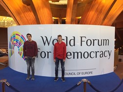Δύο τρικαλινοί μαθητές στο Πανευρωπαϊκό Φόρουμ Νεολαίας στο Στρασβούργο