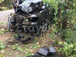 Tροχαίο στη Μύκανη Καλαμπάκας - Τραυματίστηκε σοβαρά οδηγός αυτοκινήτου 