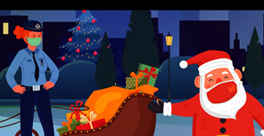 Κοροναϊός : Ο Άγιος Βασίλης με… μάσκα και βεβαίωση κυκλοφορίας – Το χριστουγεννιάτικο βίντεο της ΕΛ.ΑΣ