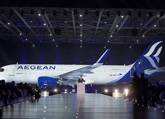 Παρουσιάστηκαν τα νέα αεροπλάνα της Aegean