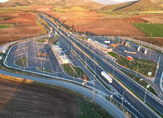 Αυτοκινητόδρομος Αιγαίου: Εγκαινιάστηκε ο σταθμός φορτηγών στο Αερινό
