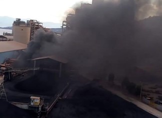 ΑΓΕΤ: Χωρίς προβλήματα η φωτιά στο εργοστάσιο του Βόλου