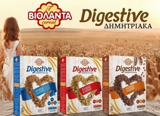 Νέα σειρά δημητριακά Digestive από την Βιολάντα Νέα σειρά δημητριακά Digestive από την Βιολάντα