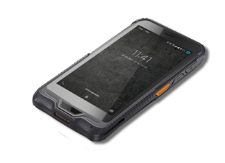 Smartphone με ενσωματωμένο barcode scanner για βιομηχανική χρήση Smartphone με ενσωματωμένο barcode scanner για βιομηχανική χρήση