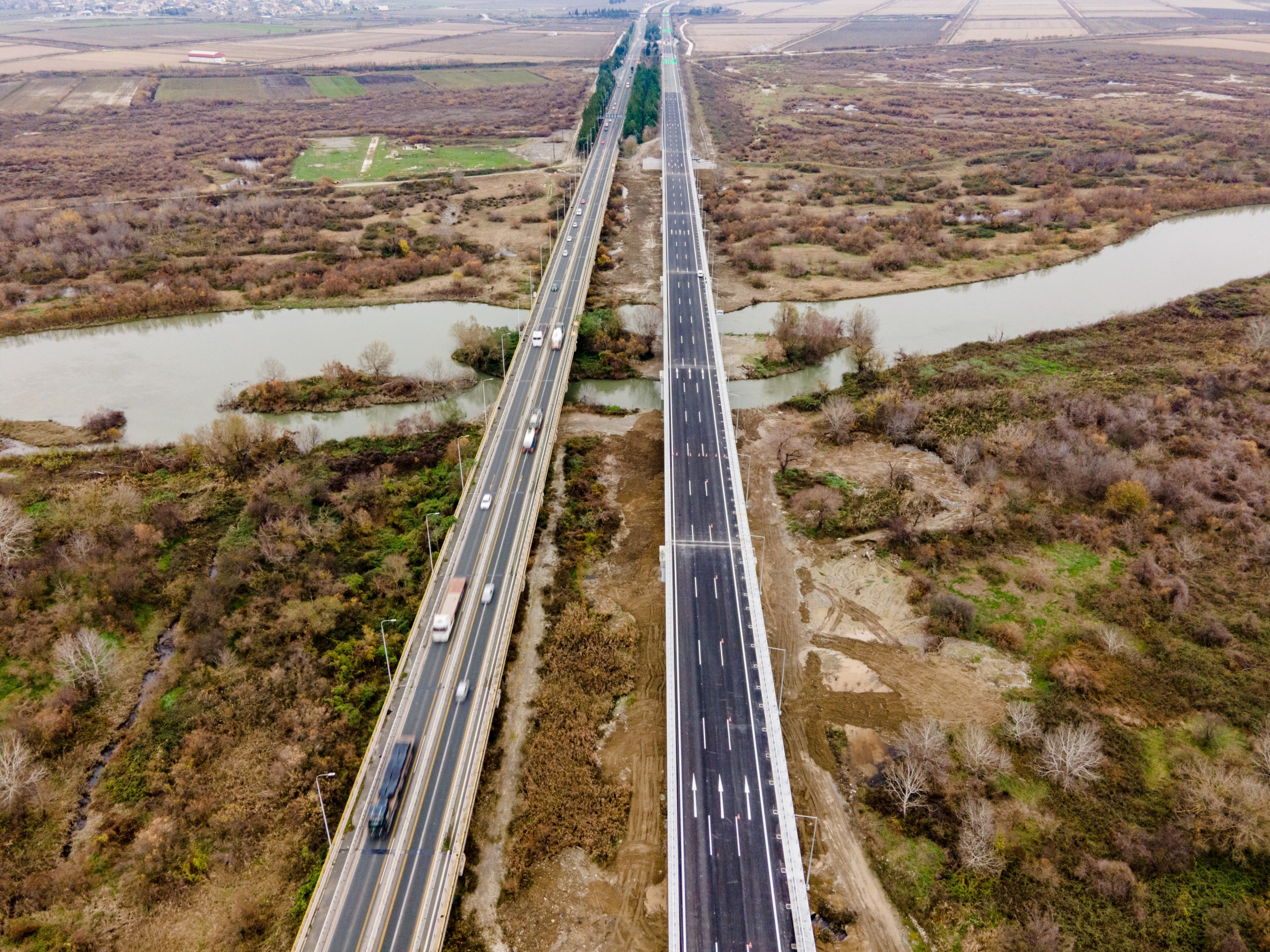 Αυτοκινητόδρομος Αιγαίου: Στην κυκλοφορία η γέφυρα Αλιάκμονα