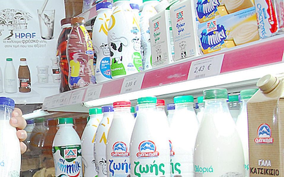 Μεγάλες απώλειες στην αγορά του γάλακτος - "Κρατάει" η θεσσαλική "Όλυμπος"