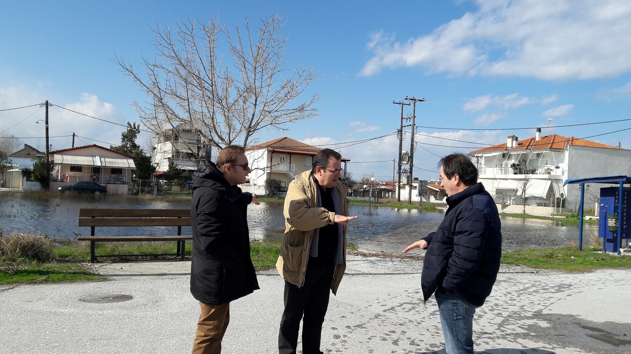 Επιμελητήριο Λάρισας: Επίσκεψη του προέδρου στα παράλια της Λάρισας