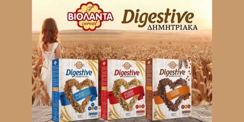 Νέα σειρά δημητριακά Digestive από την Βιολάντα